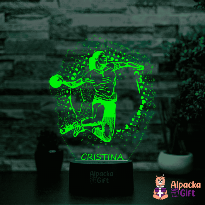 Lampă 3D - Jucătoare de Handbal [5]