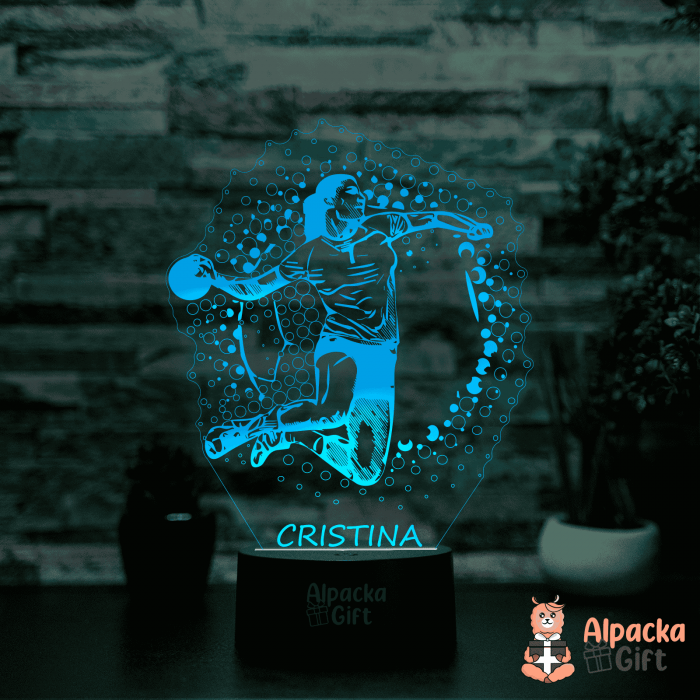 Lampă 3D - Jucătoare de Handbal [2]