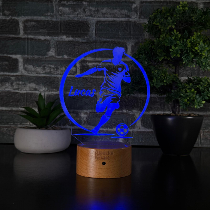 Lampă 3D - Jucător de Fotbal 2 [5]