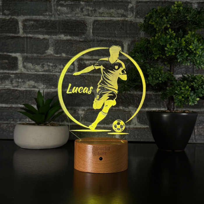 Lampă 3D - Jucător de Fotbal 2 [4]