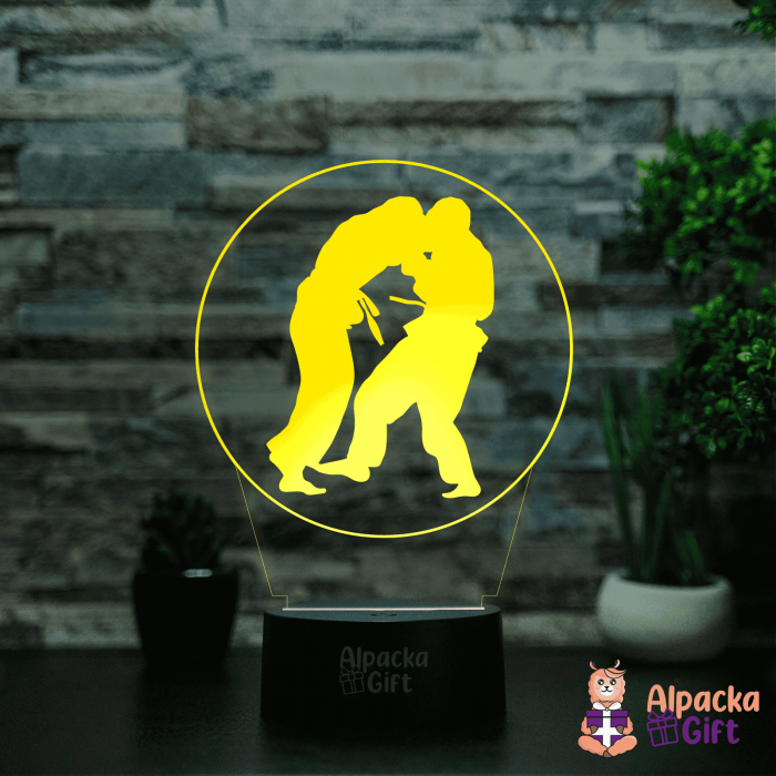 Lampă 3D - Karate [4]