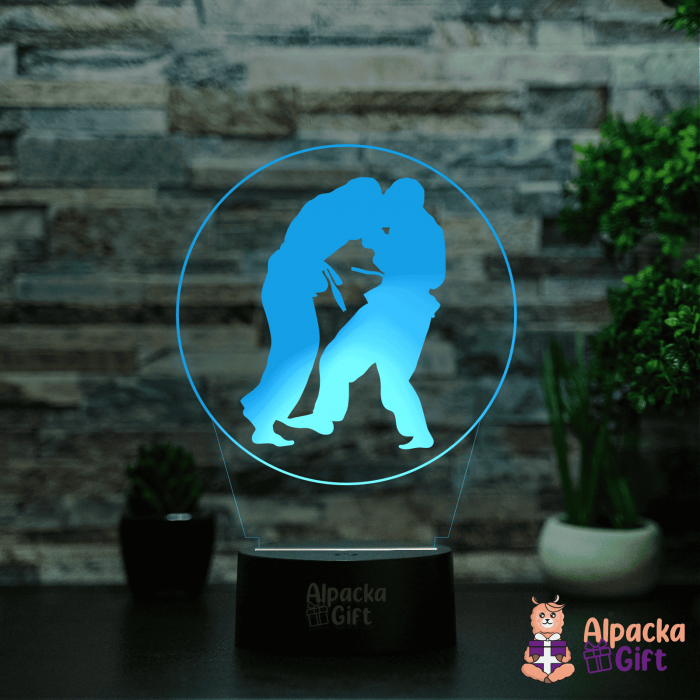 Lampă 3D - Karate [5]