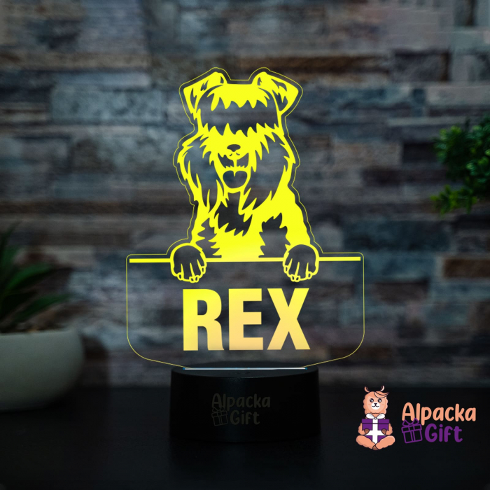 Lampă 3D - Kerry Blue Terrier [3]