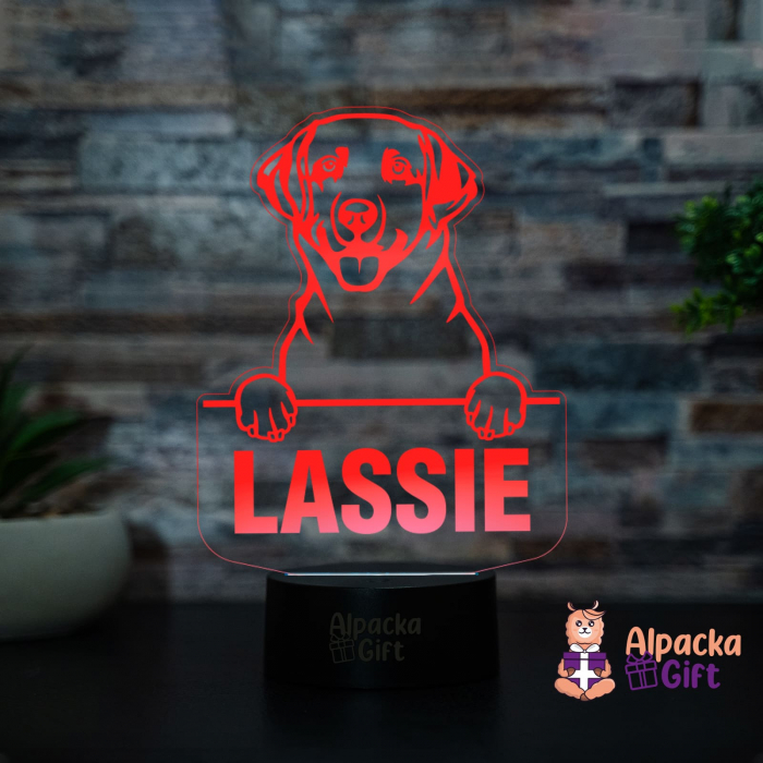 Lampă 3D - Labrador Retriever [2]