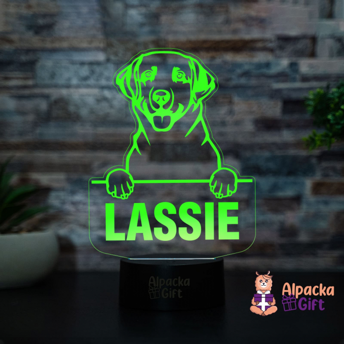 Lampă 3D - Labrador Retriever [4]