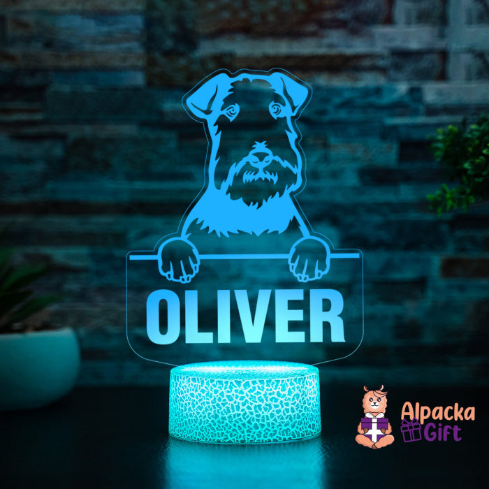 Lampă 3D - Lakeland Terrier [5]