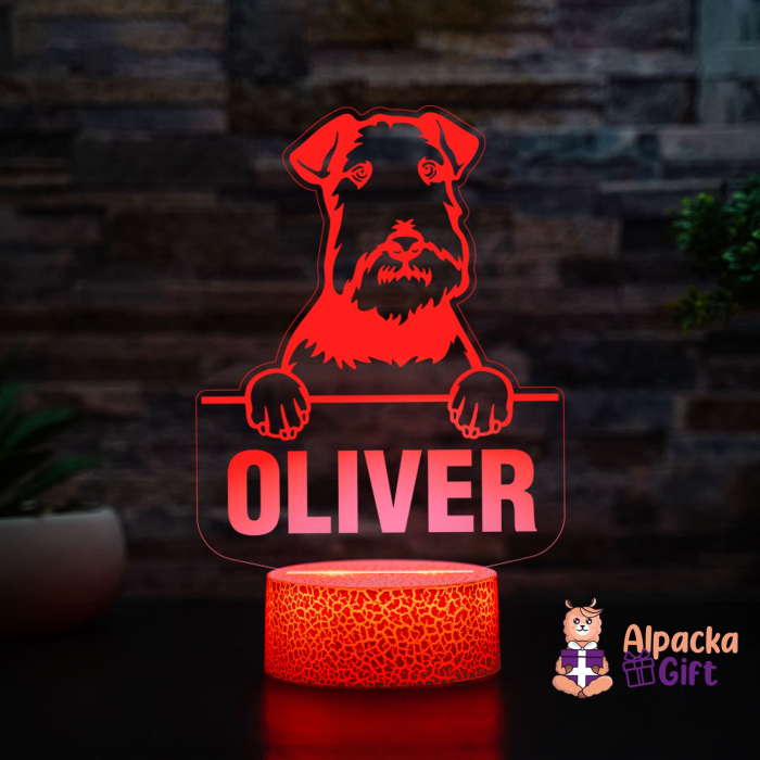 Lampă 3D - Lakeland Terrier [2]