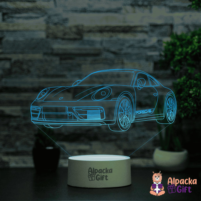 Lampa 3D - Porsche [2]