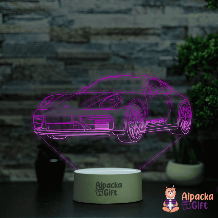 Lampa 3D - Porsche [4]