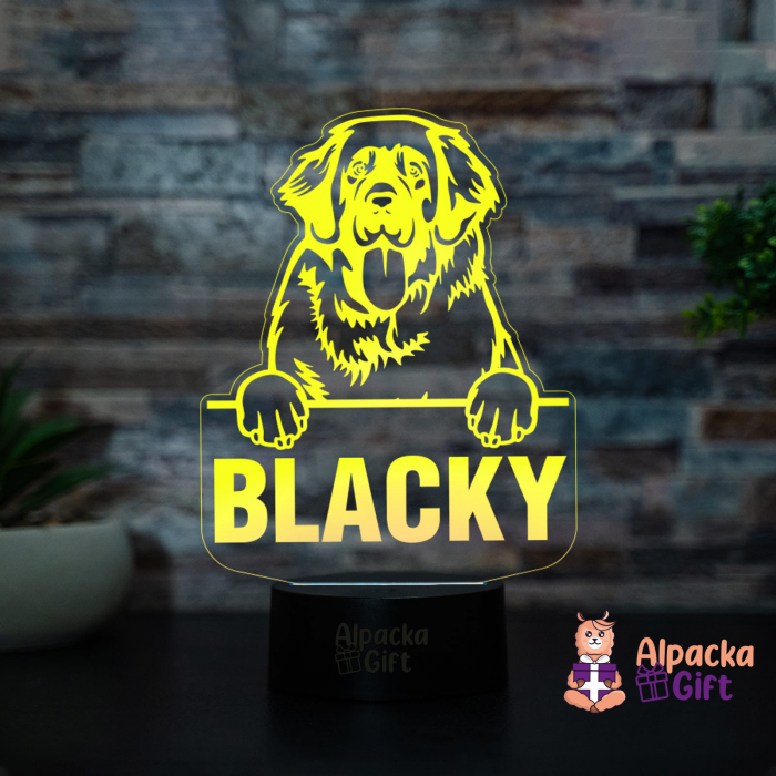 Lampă 3D - Leonberger [4]