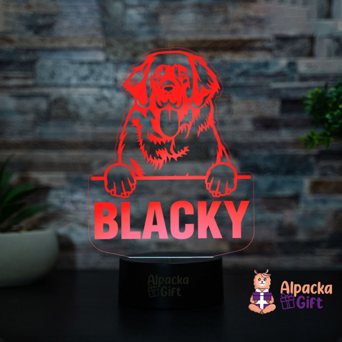 Lampă 3D - Leonberger [2]