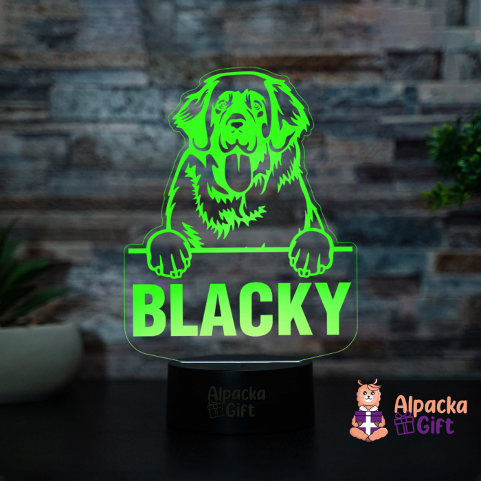 Lampă 3D - Leonberger [3]