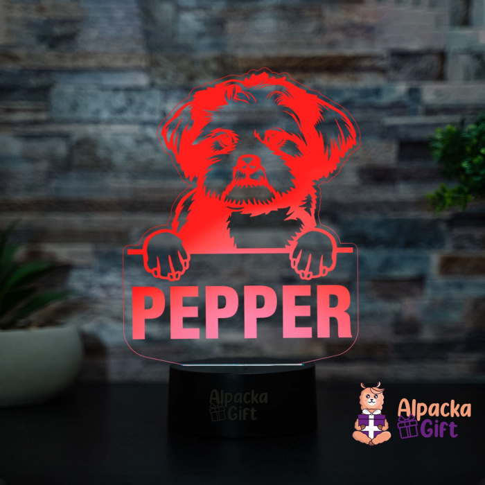 Lampă 3D - Lhasa Apso [3]