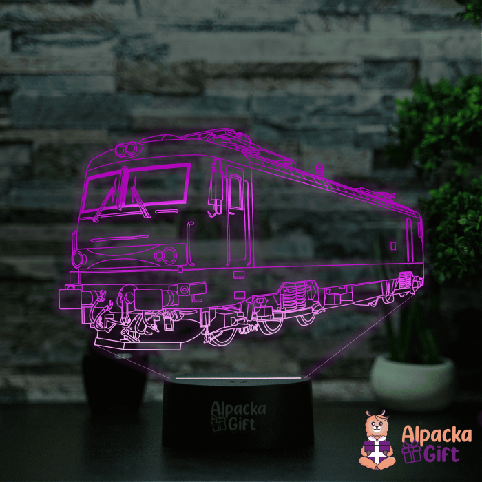 Lampa 3D Locomotiva 2 [3]