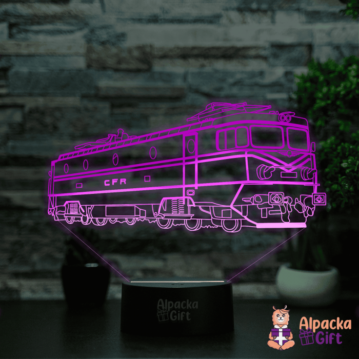 Lampa 3D Locomotiva 3 [3]