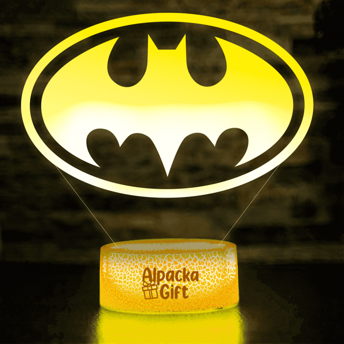 Lampă 3D - Logo Batman [3]