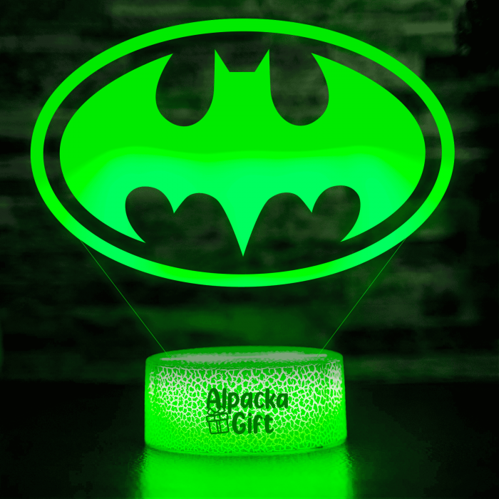 Lampă 3D - Logo Batman [5]