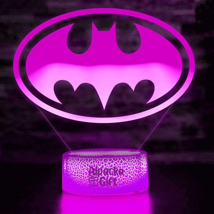 Lampă 3D - Logo Batman [1]