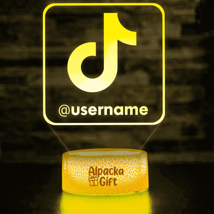 Lampă 3D - Logo TikTok [3]