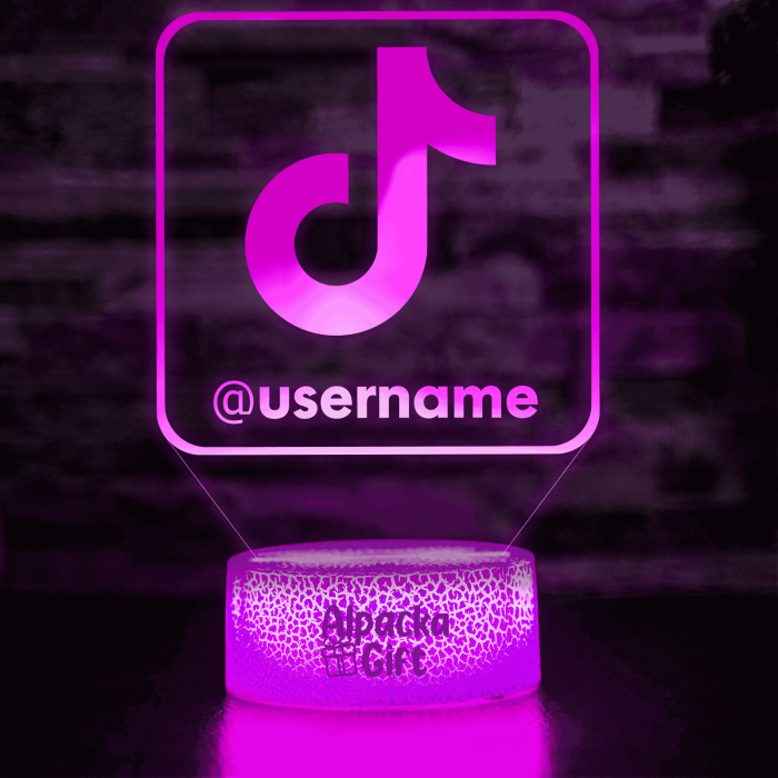 Lampă 3D - Logo TikTok [1]