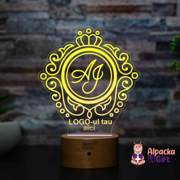 Lampa 3D Logo-ul tau [2]