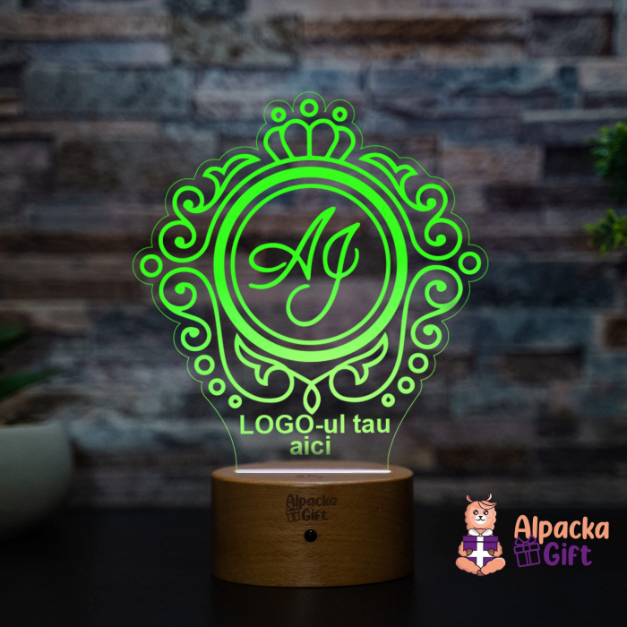 Lampa 3D Logo-ul tau [3]