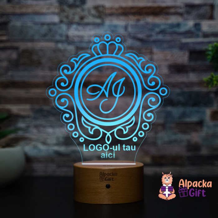 Lampa 3D Logo-ul tau [7]