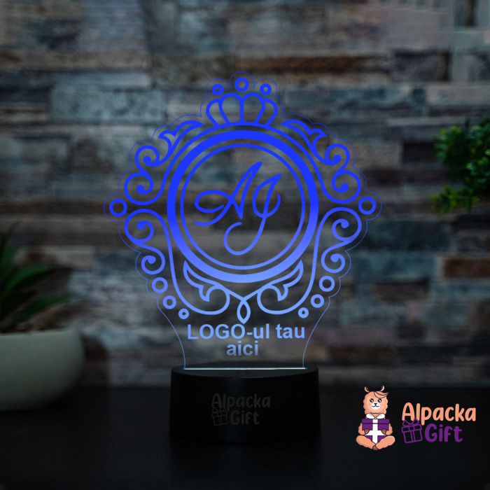 Lampa 3D Logo-ul tau [4]