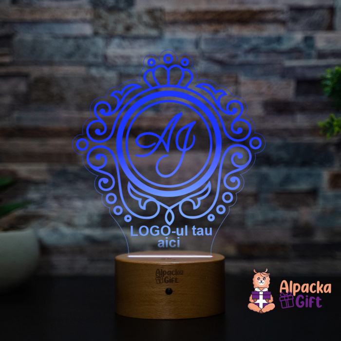 Lampa 3D Logo-ul tau [5]