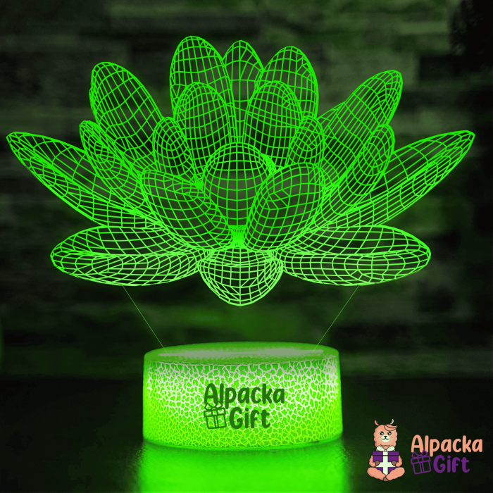 Lampă 3D - Lotus [2]