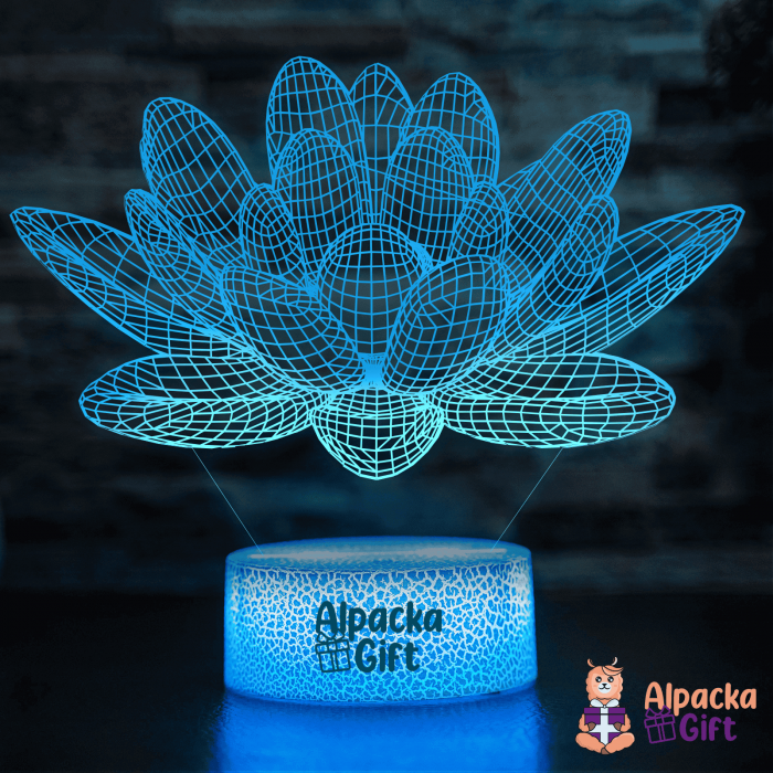Lampă 3D - Lotus [5]