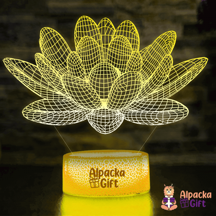 Lampă 3D - Lotus [4]