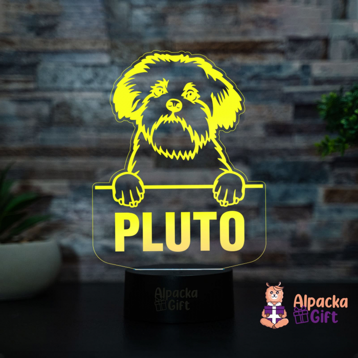 Lampă 3D - Lowchen [4]