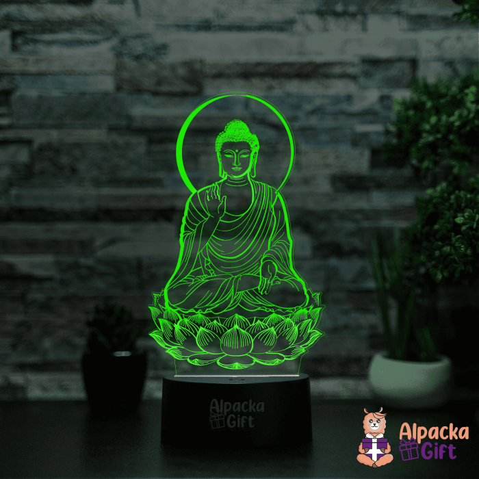 Lampa 3D - Budda [2]
