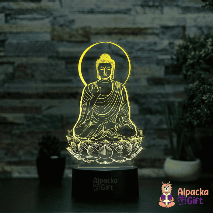 Lampa 3D - Budda [5]