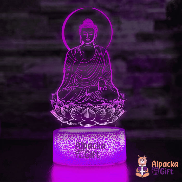 Lampa 3D - Budda [4]
