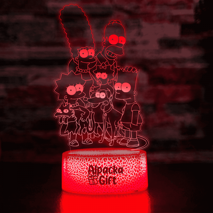 Lampa 3D - Familia Simpson [5]