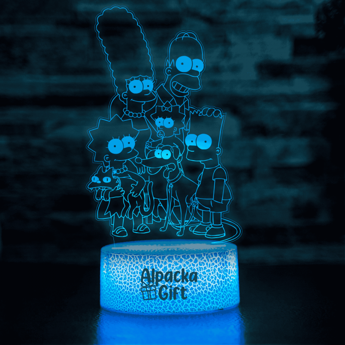 Lampa 3D - Familia Simpson [2]