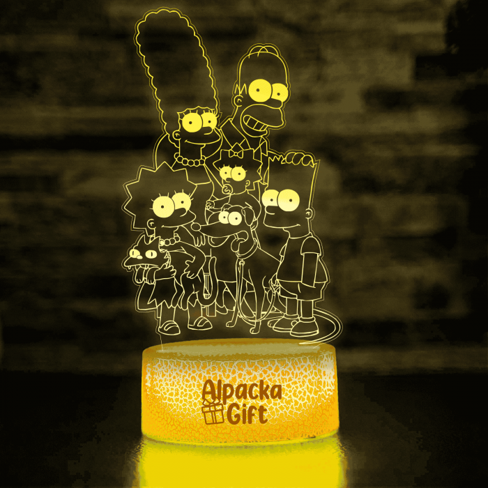 Lampa 3D - Familia Simpson [3]