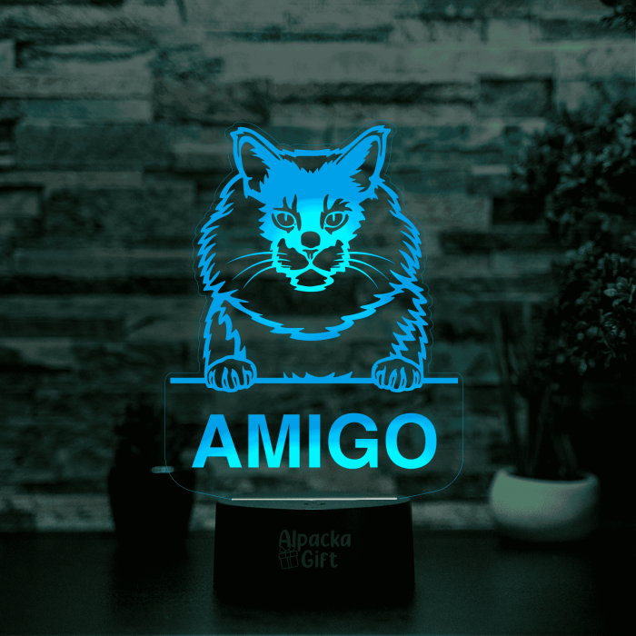 Lampă 3D - Maine Coon [2]