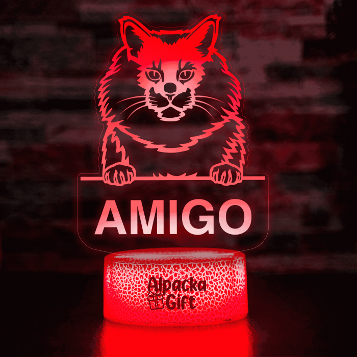 Lampă 3D - Maine Coon [5]