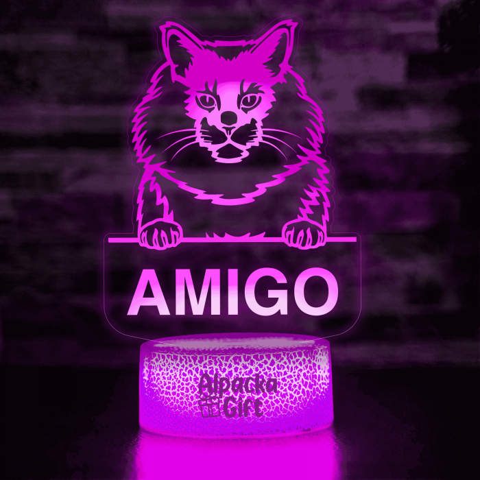 Lampă 3D - Maine Coon [4]
