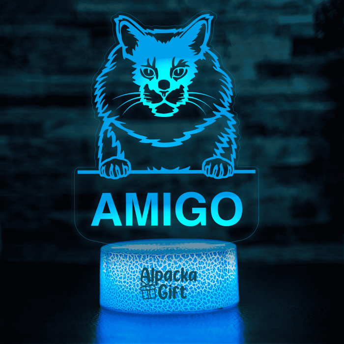 Lampă 3D - Maine Coon [2]