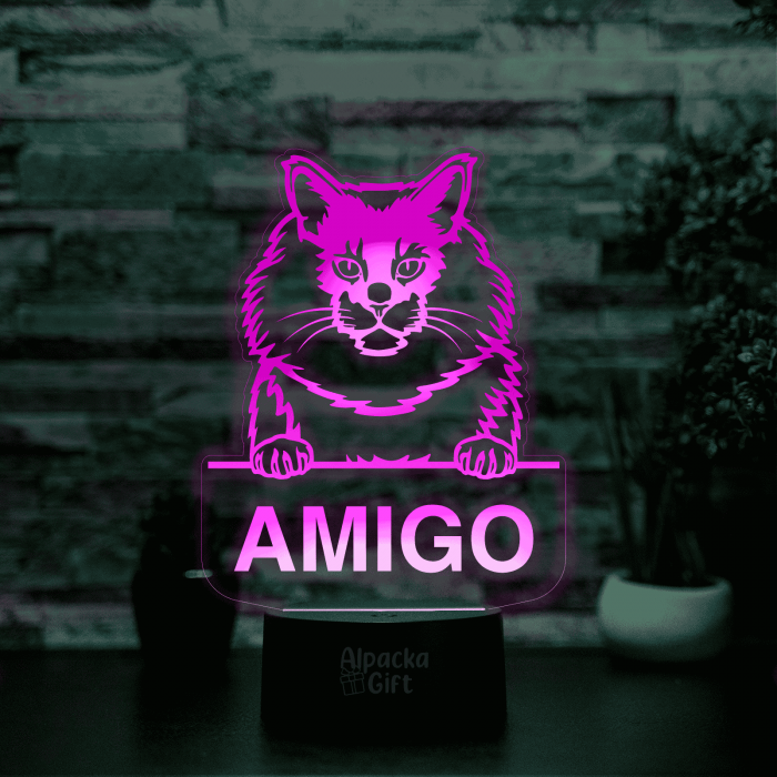 Lampă 3D - Maine Coon [4]