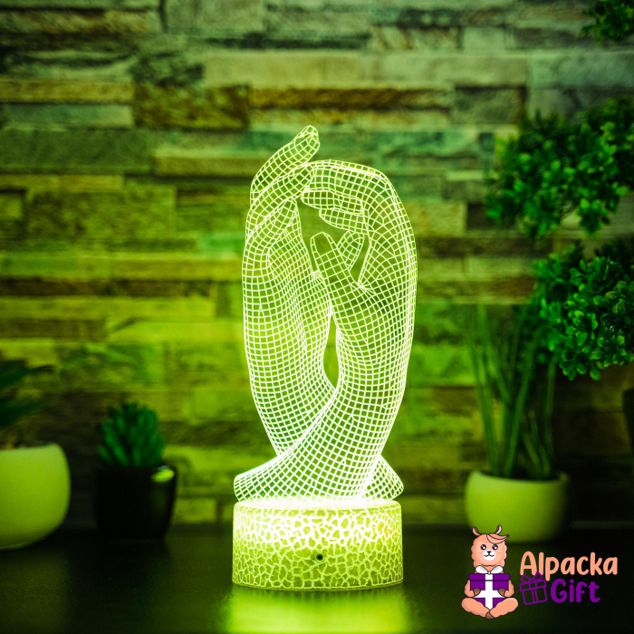 Lampă 3D Mâini 2 [2]