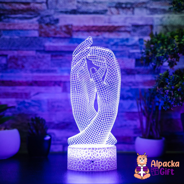 Lampă 3D Mâini 2 [3]