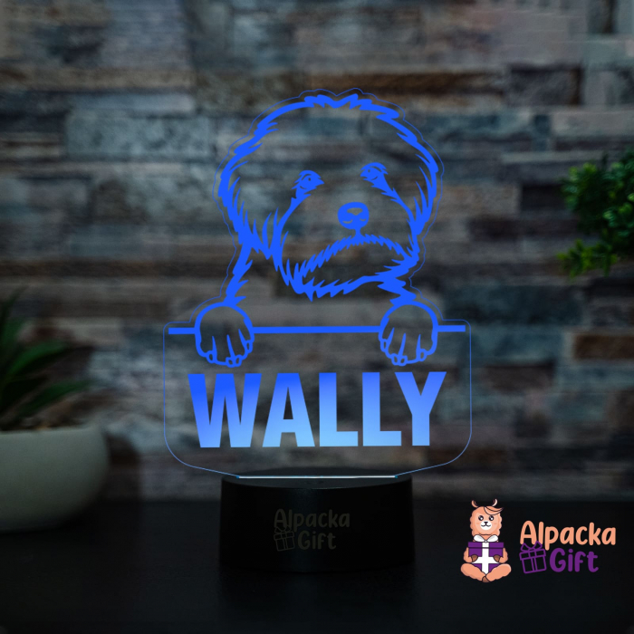 Lampă 3D - Maltipoo [4]