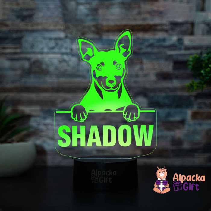 Lampă 3D - Manchester Terrier [2]