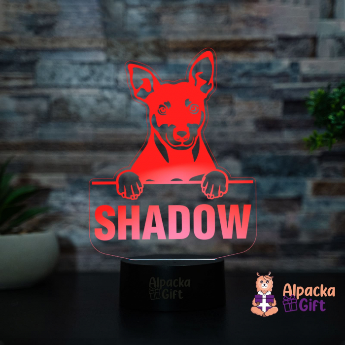 Lampă 3D - Manchester Terrier [4]