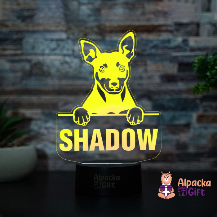 Lampă 3D - Manchester Terrier [3]